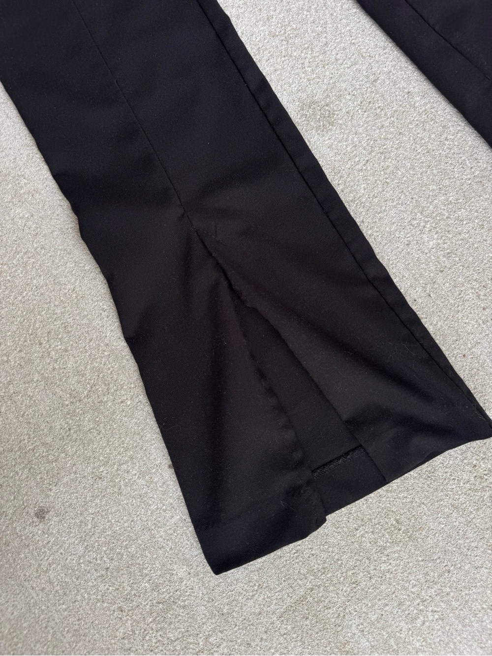 H&M Black Boot-Cut Split-Hem Pants - Picture 4 of 6